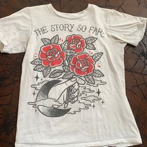 The story so far white t shirt